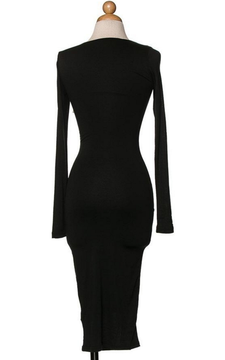Black Lace-up Midi Dress | Skinny Bitch Apparel, Clothing for Urban ...