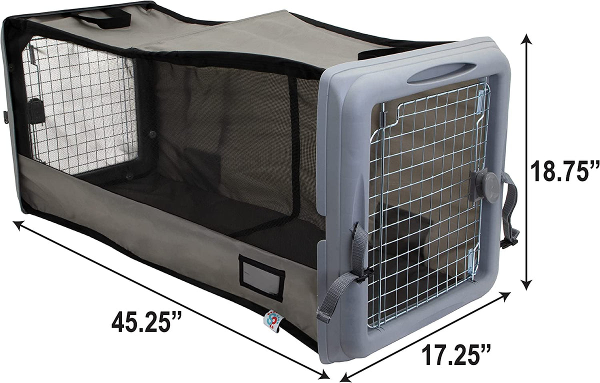 Portable, Large & Collapsable Cat Cage Kennel - CATPRESTIGE.COM