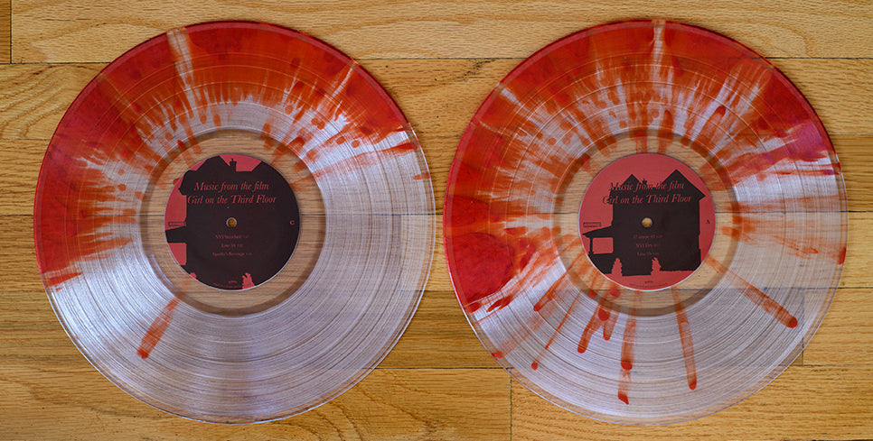 Clear and Red "Blood Splattered" double LP