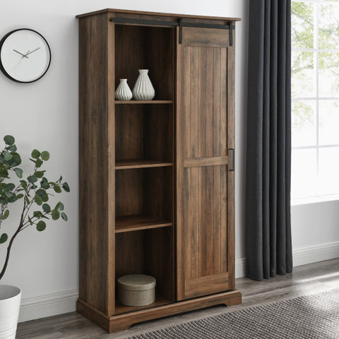 Bookcase with Sliding Door