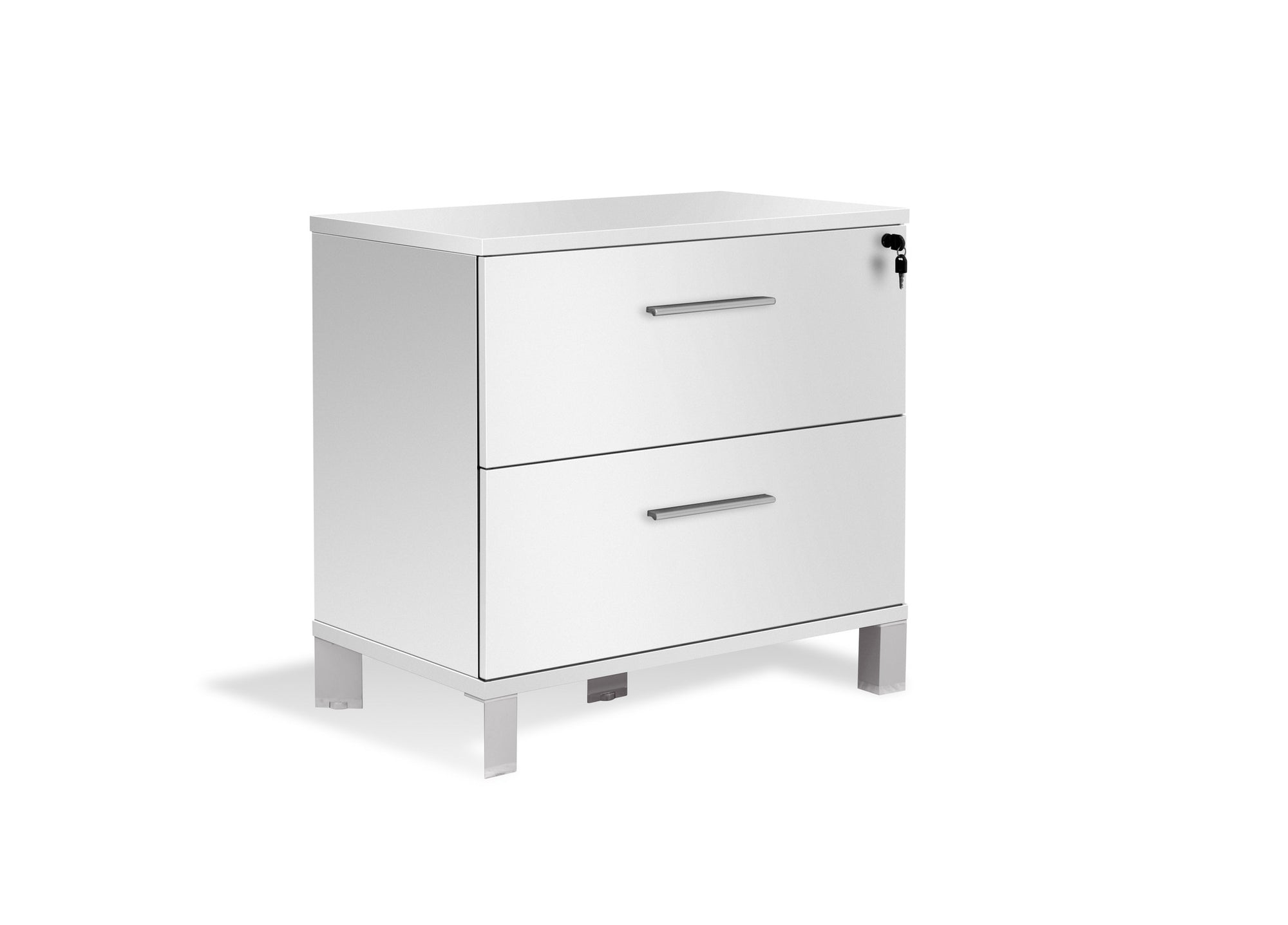 32 White Lateral File With Locking Drawers By Unique Officedesk Com