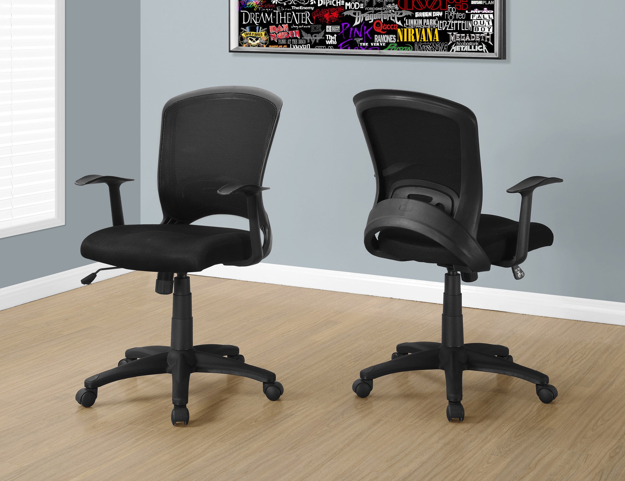 Comfortable & Ergonomic Black Mesh Office Chair - OfficeDesk.com