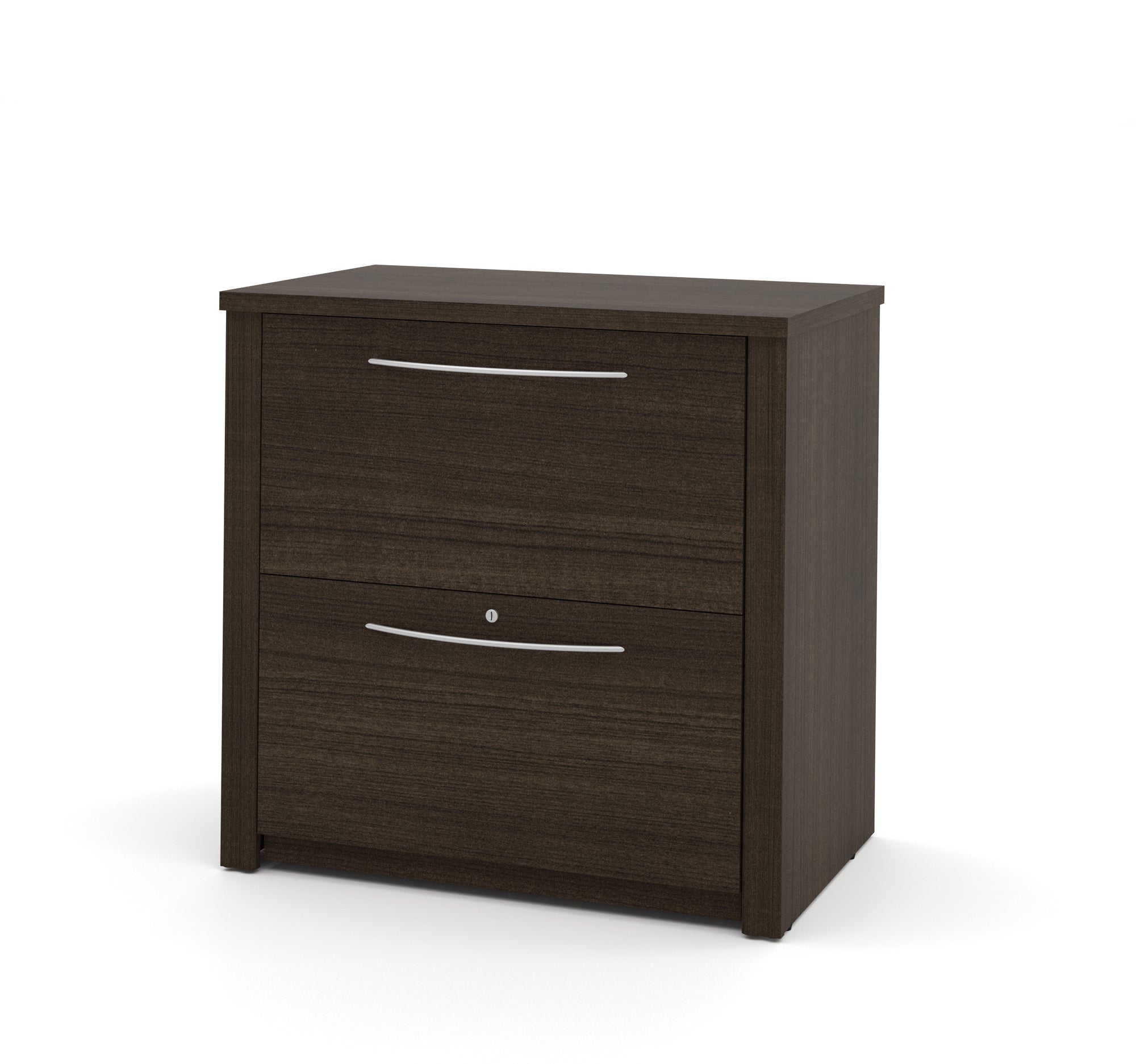 31 Dark Chocolate Lateral File Cabinet By Bestar Officedesk Com