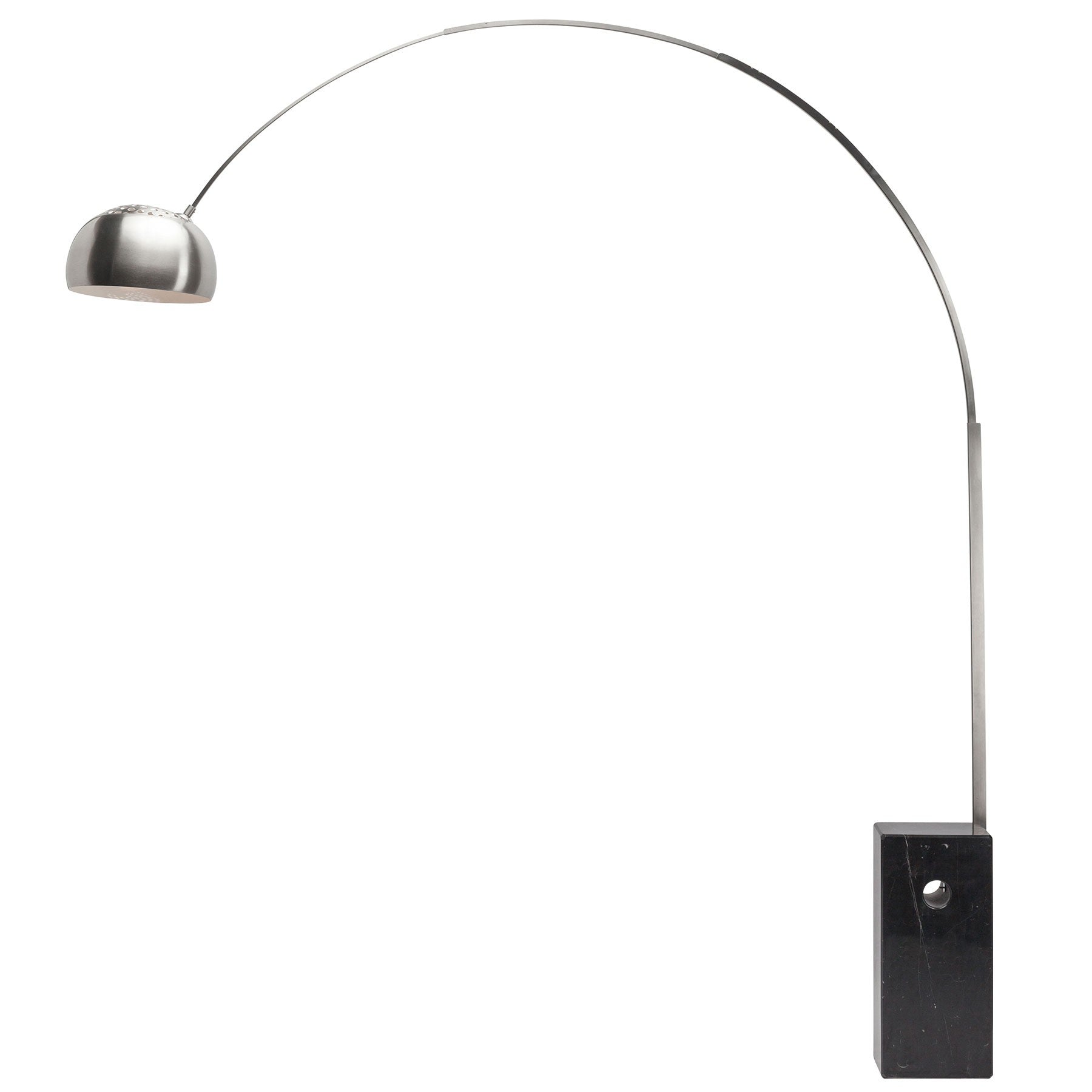 Stainless Steel Floor Lamp With Marble Base By Nuevo Officedesk Com