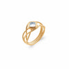 Burren Jewellery 18k gold plate jive with me ring