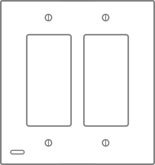 Paquete de 2 – Interruptor de luz SnapPower [para interruptores de