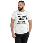 Load image into Gallery viewer, UPLIFT Men&#39;s &quot;Self Love&quot; Short Sleeve Graphic Tee - UPLIFT Wear - White Mens
