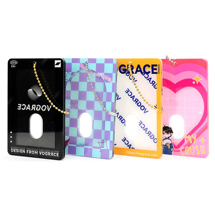 Customer Made Lanyard Key Chain ID Card Badge Holder Acrylic Charm