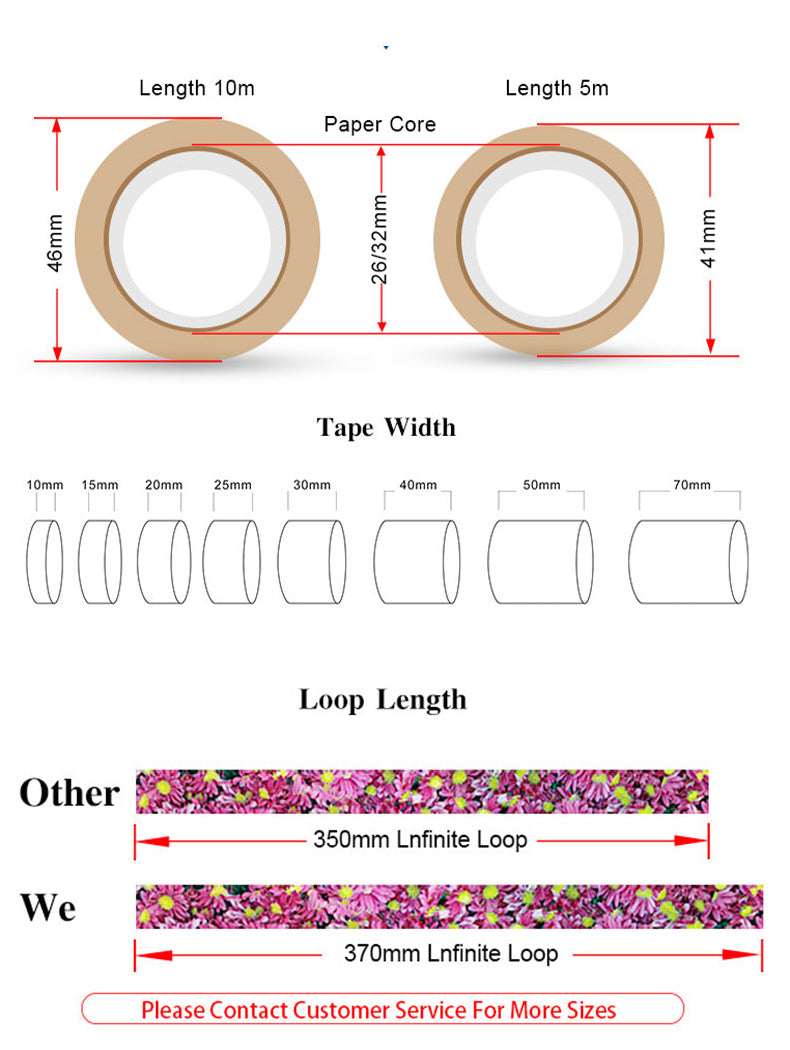 Custom Washi tape - Ethically made, free quotes, 50% deposit, global –  Pinlord