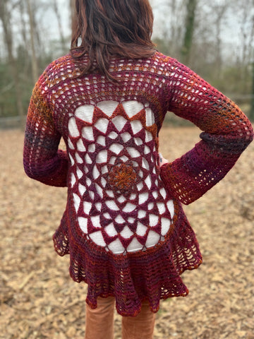 Spiral Out Cardigan Pattern – Of Mars Crochet