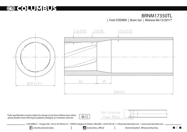 28.6 steerer tube