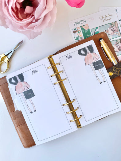 BUDGET PLANNER SET UP FT. LOUIS VUITTON MM AGENDA! 