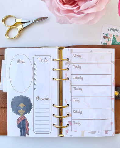 Self Care Motivational Weekly Planner Inserts – The Fabulous Planner