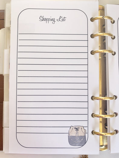 Fancy Bags Agenda Notes – The Fabulous Planner