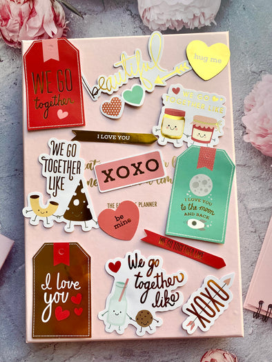 Vision Board Die Cuts with Motivational Quotes Stickers Set – The Fabulous  Planner