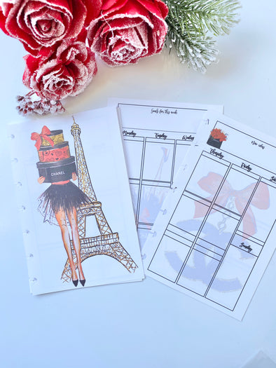 Fashionista Functional Weekly Planner Inserts – The Fabulous Planner