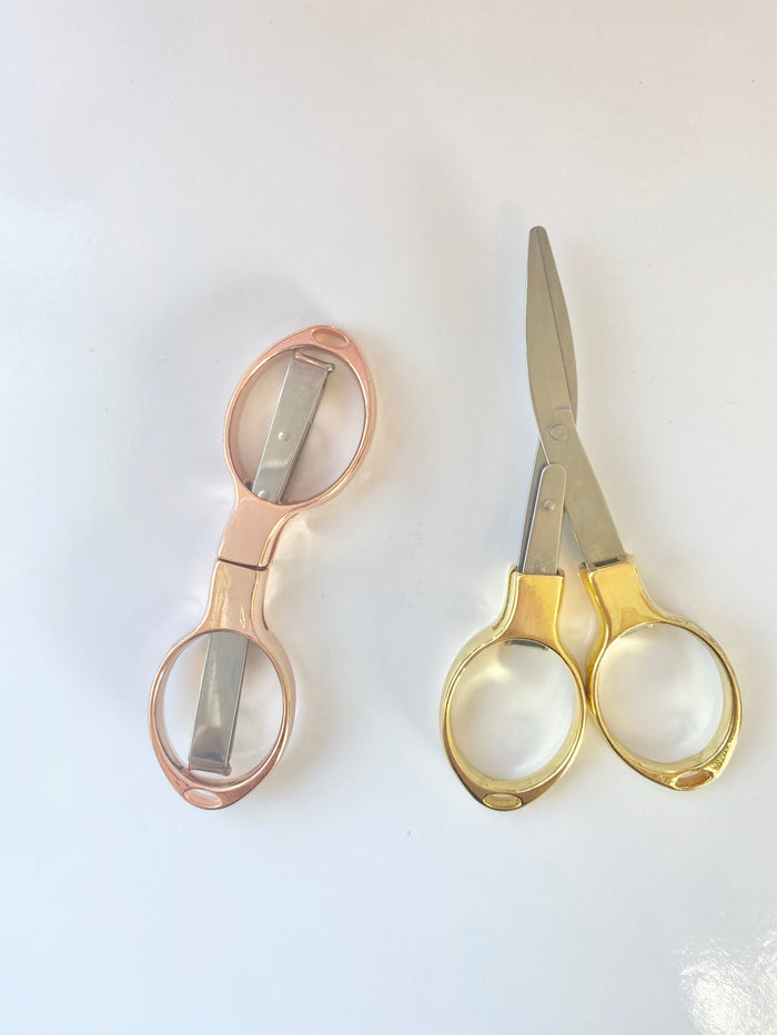 Foldable Gold Scissors