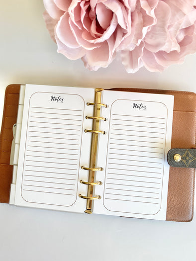 Fancy Bags Agenda Notes – The Fabulous Planner