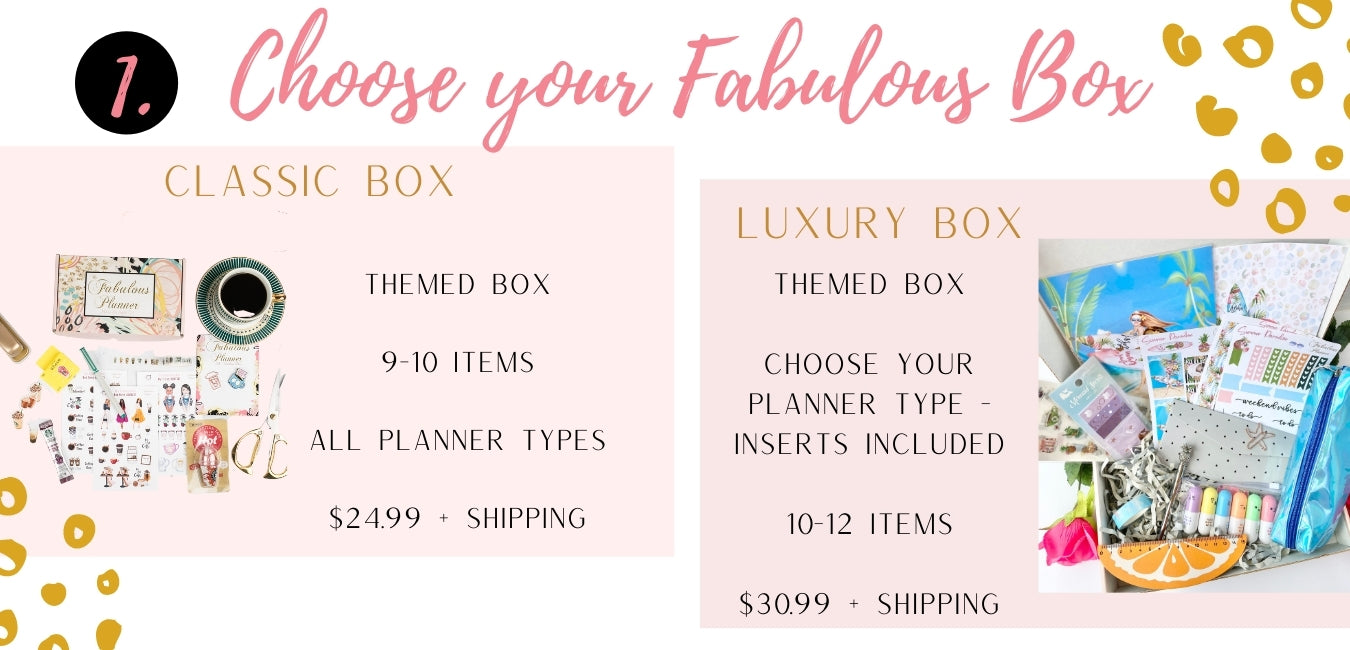  The Fabulous Planner Stationery Subscription Box - Luxury A5  Size : Everything Else