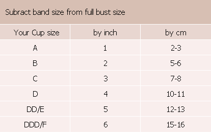 Women's Bras and Bralettes Size Guide – DOTVOL