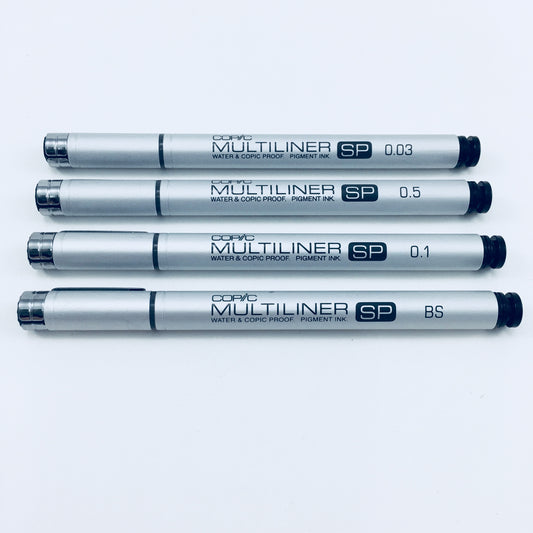 Copic - MULTILINER BLACK INK PEN- Brush Medium – Hallmark Scrapbook