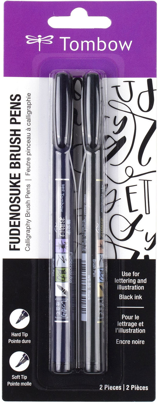 Tombow Fudenosuke Brush Pen - Black Soft Tip