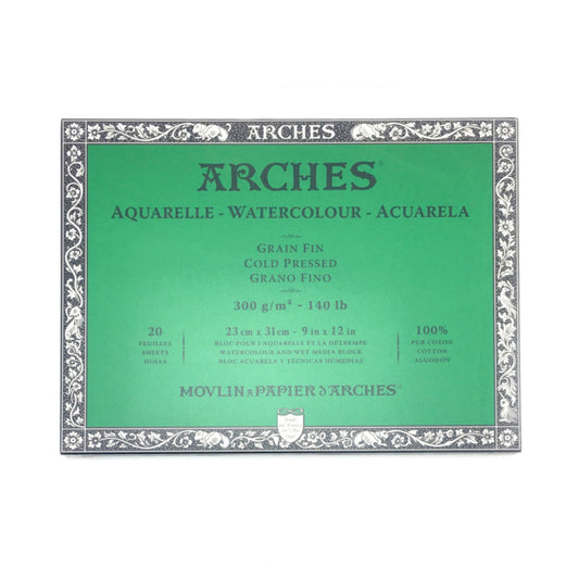 Arches Watercolour Paper Sheets 640gsm 300lbs HOT PRESSED 56x76m - £19.50 -  Pegasus Art