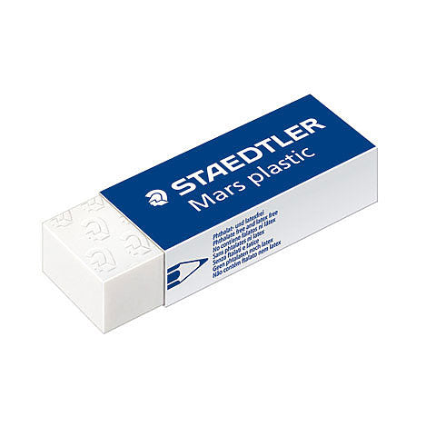 Dust-free eraser, white