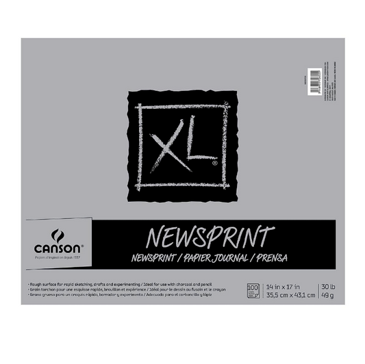 Canson Xl Mixed Media Paper Pad, 98 Lb, 14 X 17 Inches, 60 Sheets