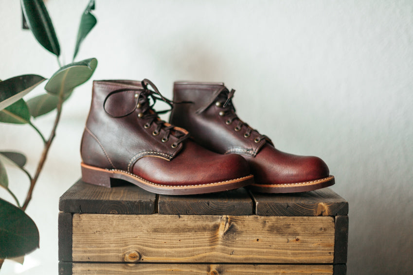 red wing briar oil slick leather