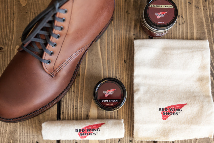 red wing boot care products