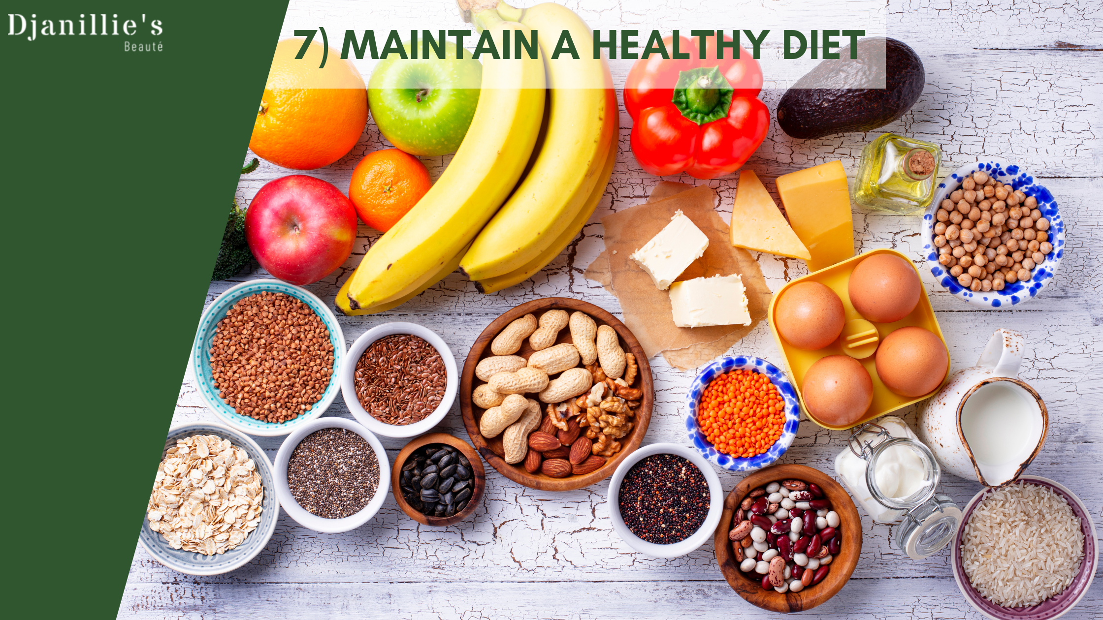 Maintain A Healthy Diet