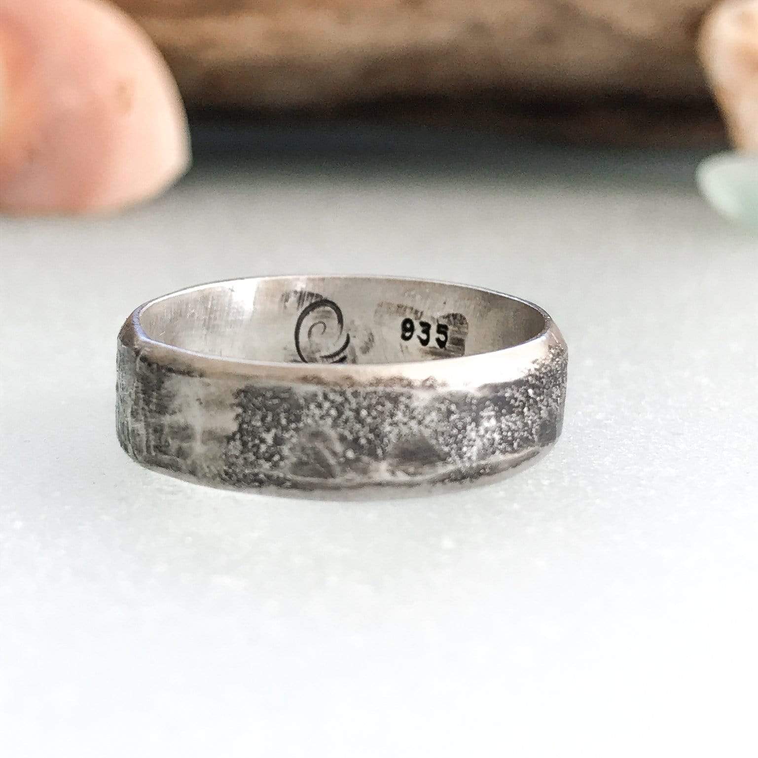Lefler DesignStudio Simple Shark Skin Ring ring