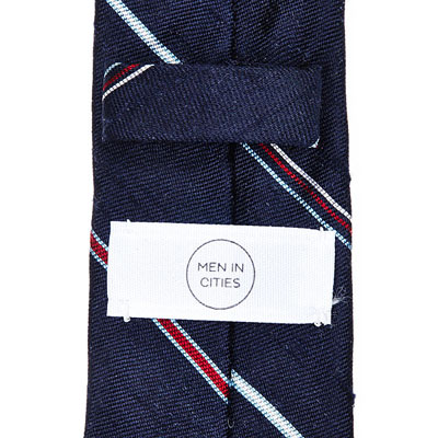 Striped Cotton Tie