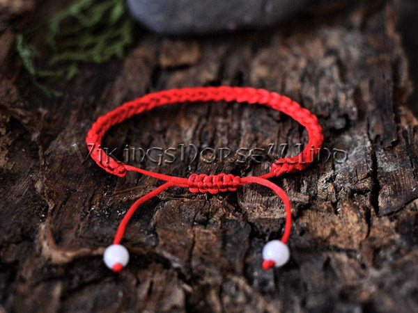 Buy Kaushey loom & craft Handmade Red String Bracelet Kabbalah Lucky  Protection Matching Bracelets for Couple Lover Family Friends Women Men  (Pack of 1.). at Amazon.in