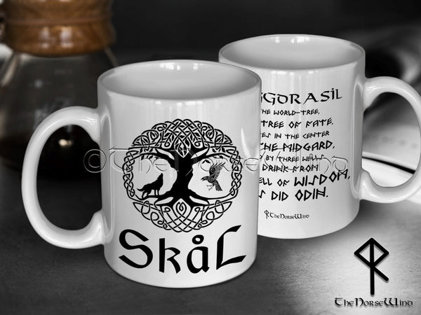 Skal Viking Mug - Yggdrasil TheNorseWind