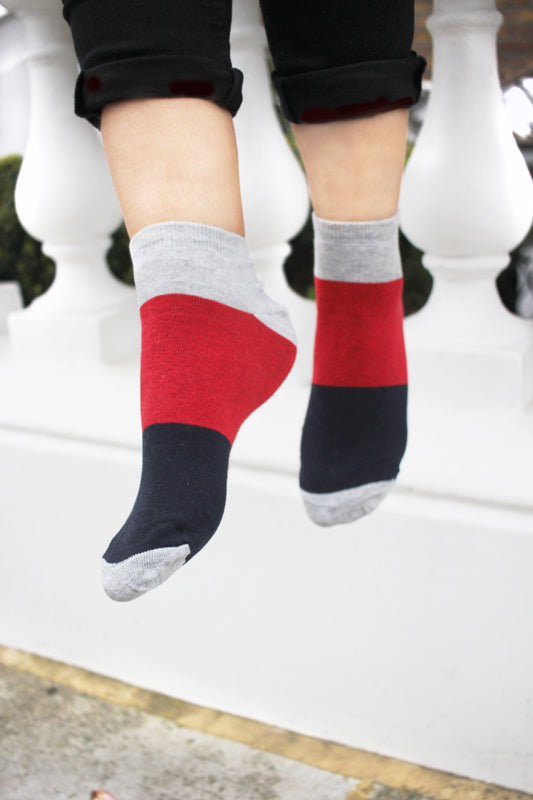 Women's Socks - Baby Blue Short Ankle Length