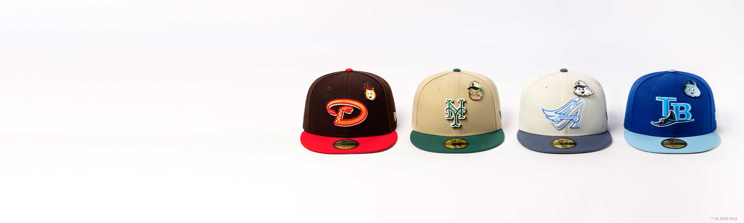 New Era Flat Brim 59FIFTY The Elements Earth Pin New York Yankees MLB Beige  and Green Fitted Cap