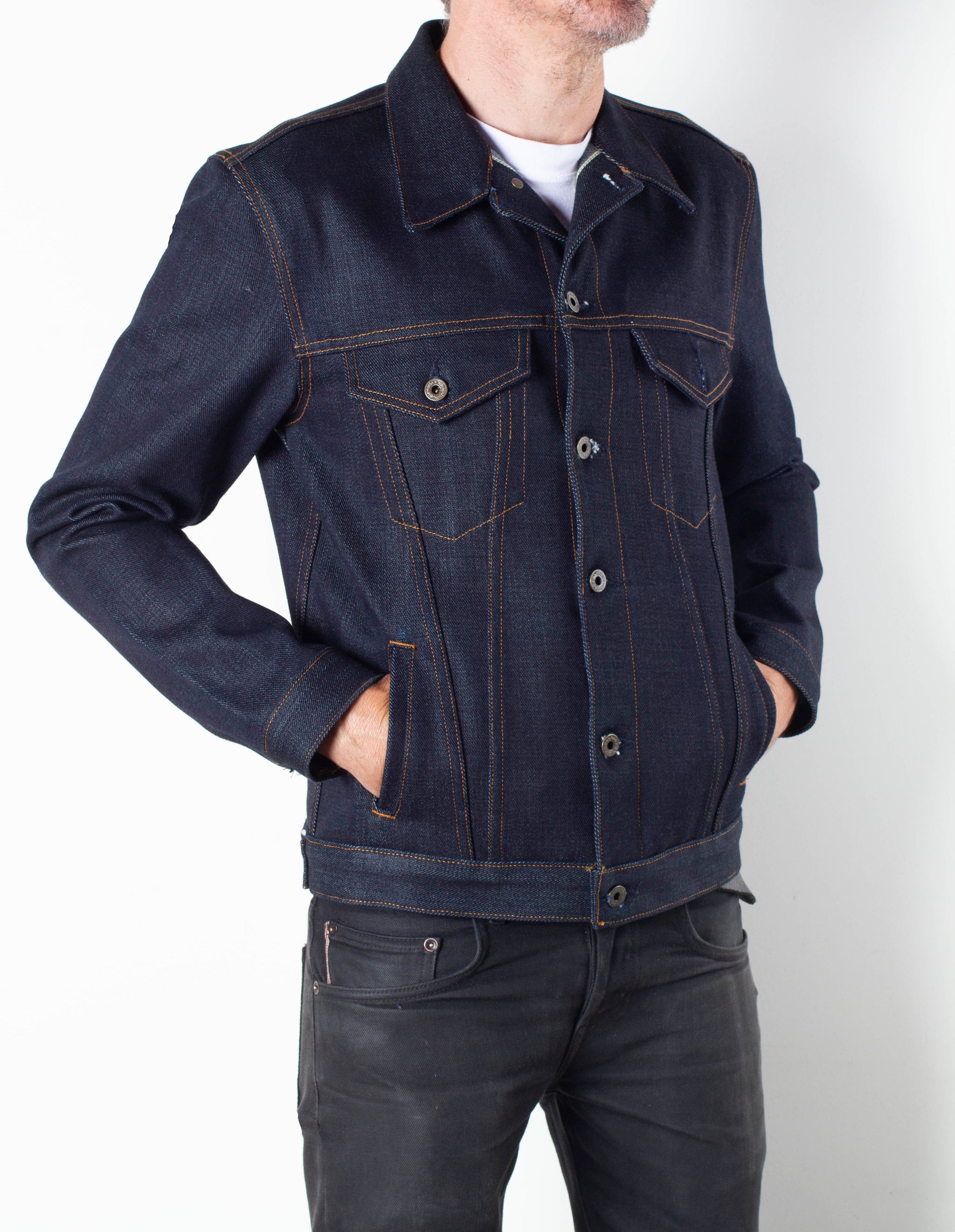 selvedge jean jacket