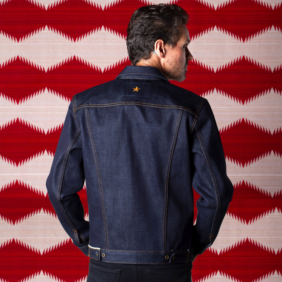 Selvage Denim Jean Jacket Cone Mills - Brave Star Selvage