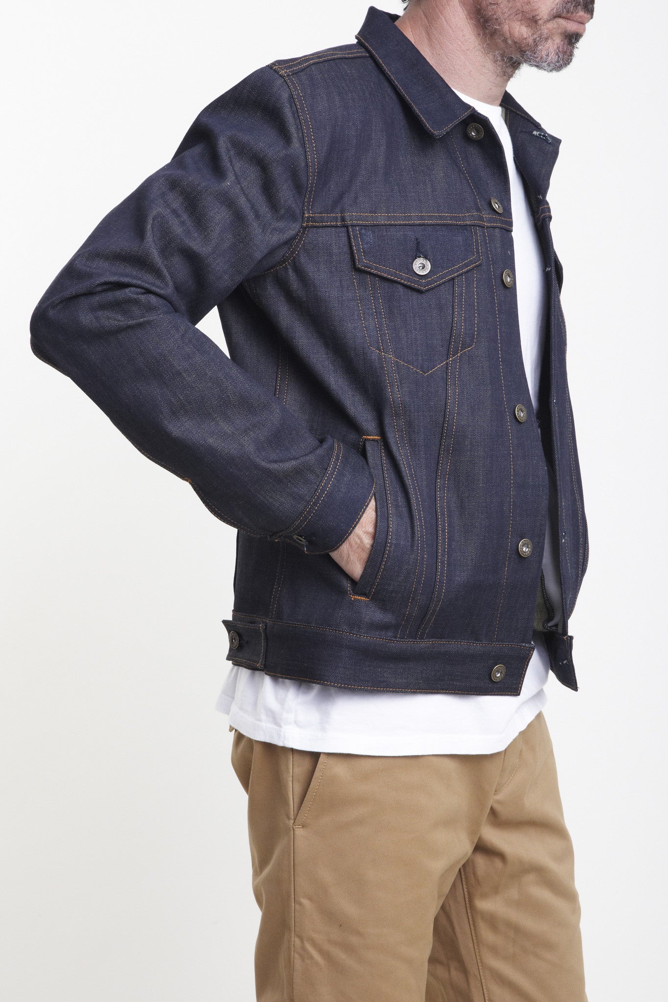 Selvage Denim Jean Jacket Cone Mills - Brave Star Selvage