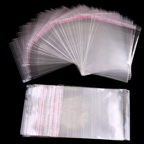 RNC Self Adhesive BOPP Transparent Plastic Poly Bags 7×10 Inch (Pack of 100  Pc.) Security Bag Price in India - Buy RNC Self Adhesive BOPP Transparent  Plastic Poly Bags 7×10 Inch (Pack