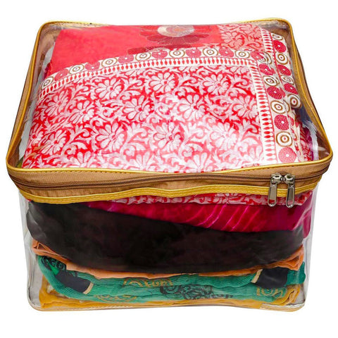 AUCRAFTSHOME Saree cover/ Travel Bag/ Clothes cover Designer Pack Of 8 saree  cover/Travel bag/Storage Box/Cloth organizer Cover For towels,cloths,saree,storage,wardrobe  storage Price in India - Buy AUCRAFTSHOME Saree cover/ Travel Bag/ Clothes  cover