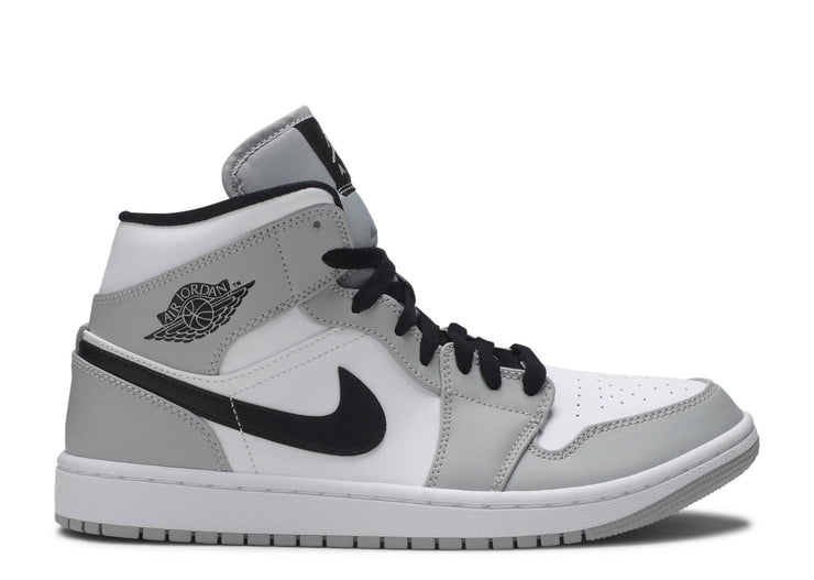 jordan 1 mid smoke grey on feet