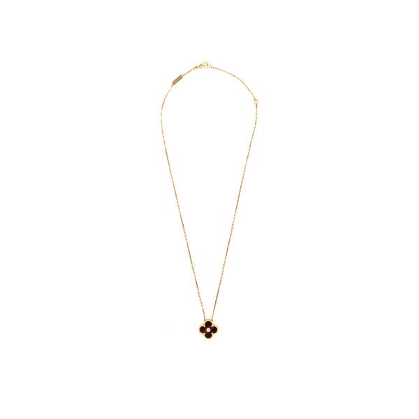 Van Cleef & Arpels Vintage Alhambra 18K Rose Gold Diamond Necklace Van Cleef  & Arpels | TLC