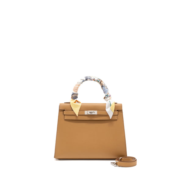 Hermes Kelly 28cm Parchemin Ostrich GHW