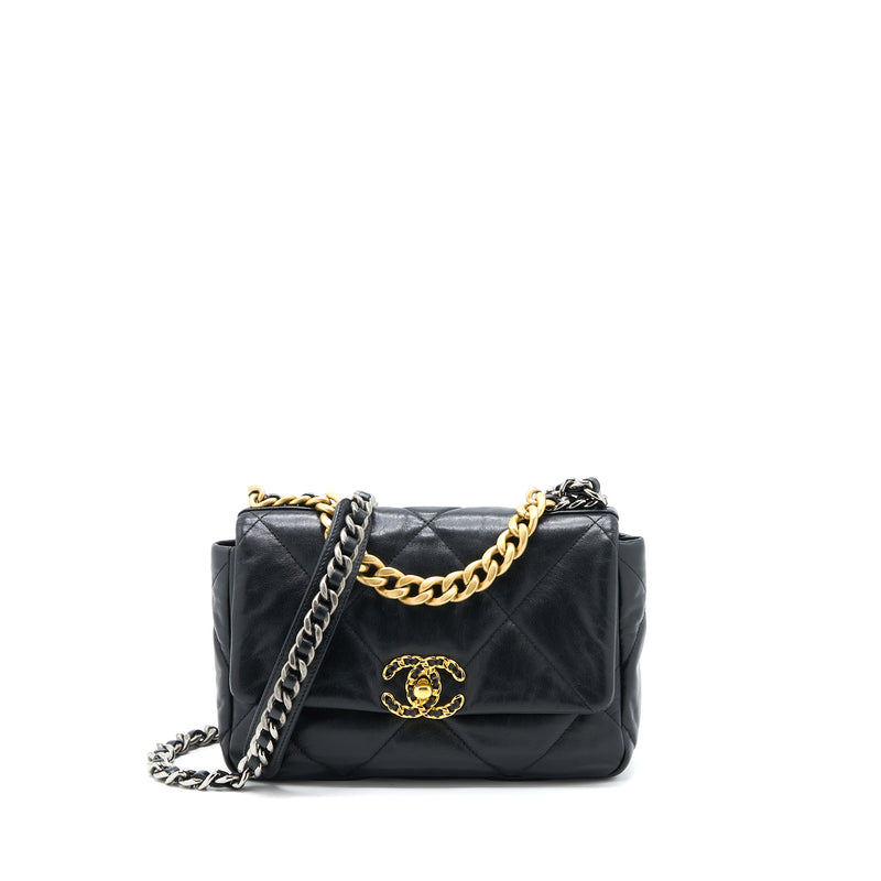 Bag of the Day 39 CHANEL 19 Small Bag in Black Goatskin Leather  bagoftheday chanel19 luxurypl38  YouTube