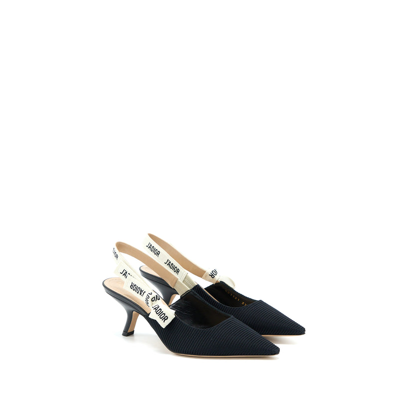 Giày Dior JAdior Slingback Pump Black Technical Fabric 