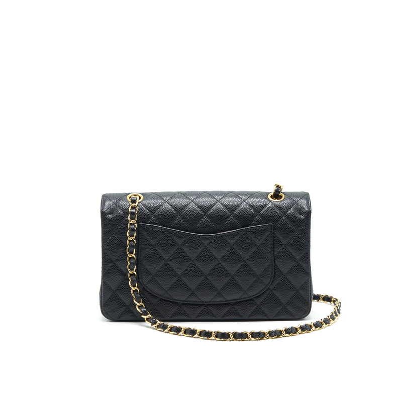 Chanel Medium Classic Flap CF in Black Caviar SHW  Brands Lover