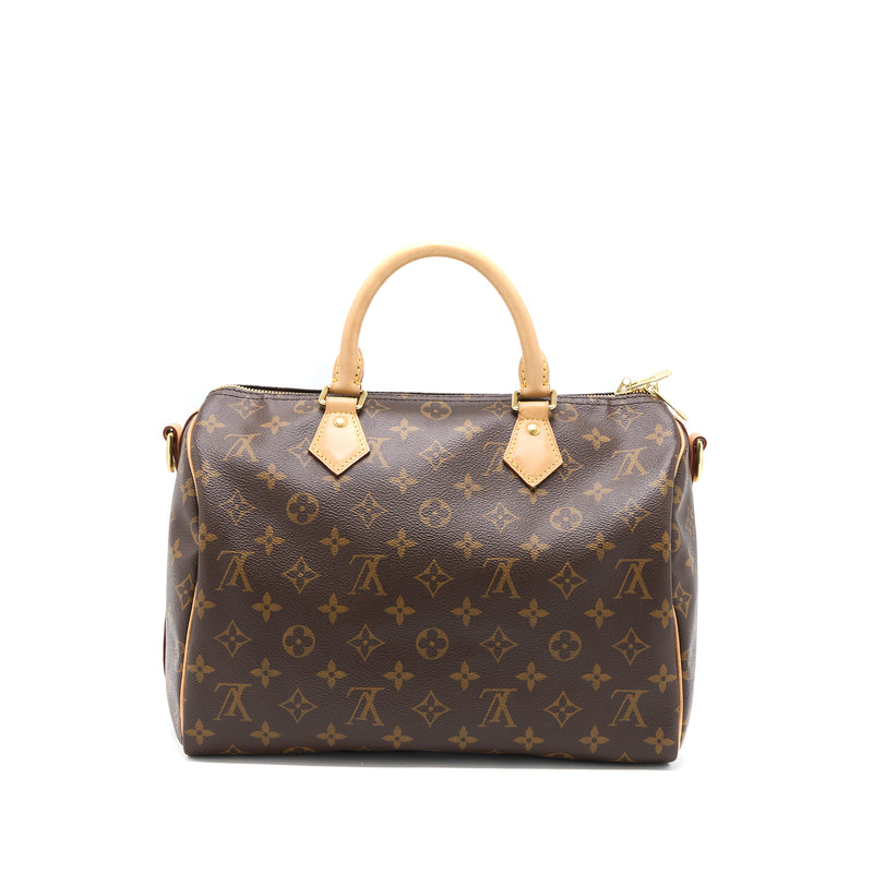 LOUIS VUITTON SPEEDY BAND 30 BROWN MONOGRAM EBENE CANVAS GHW   bagnifiquethailand